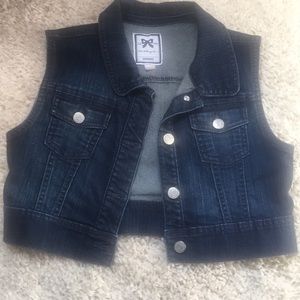 Gymboree denim vest